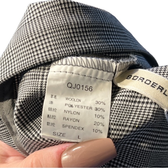 NWT Retro Houndstooth Sheath Dress w/Peter Pan Collar 👧🏻 Wednesday Addams - Picture 12 of 13